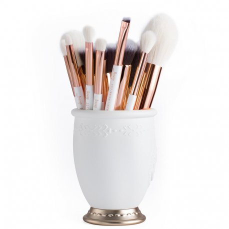 Jessup T220 Brushes Set White/Rose Gold zestaw 15 pędzli do makijażu Jessup T220 Brushes Set White/Rose Gold zestaw 15 pędzli do makijażu