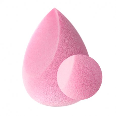 GlamRush Velvet Sponge - Baby Pink - welurowa gąbka do makijażu
