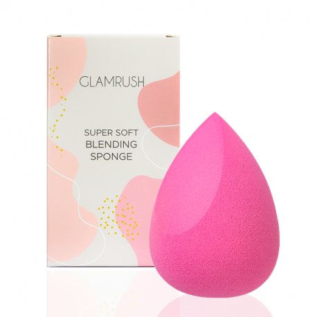 GlamRush Flat Edge Blender - Pink - gąbka do makijażu