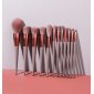 GlamRush Zestaw pędzli do makijażu - Copper Brown Brush Set G340 - 12 szt. + etui/kosmetyczka
