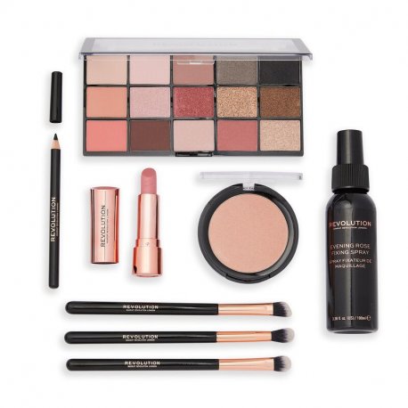 Makeup Revolution The Evening Rose Gift Set - Zestaw świąteczny Makeup Revolution The Evening Rose Gift Set - Zestaw świąteczny