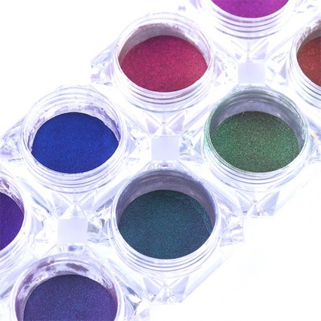 Chameleon Mirror (Aurora) Powder 03 - pyłek do zdobień + aplikator Chameleon Mirror (Aurora) Powder 03 - pyłek do zdobień + aplikator