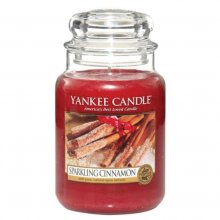 Yankee Candle Sparkling Cinnamon słoik duży świeca zapachowa