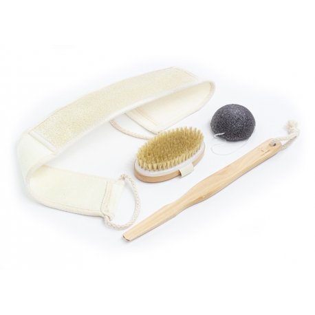 Body Rituals - Ritual Set No. 2 - zestaw szczotka do masażu, myjka, Konjac Sponge Body Rituals - Ritual Set No. 2 - zestaw szczotka do masażu, myjka, Konjac Sponge