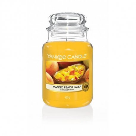 Yankee Candle Mango Peach Salsa słoik duży świeca zapachowa