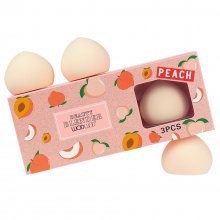 Peach Beauty Blender Set - zestaw 3 gąbek do makijażu