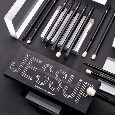Jessup T322 Essential Eye Brush Set zestaw 12 pędzli do makijażu oczu Jessup T322 Essential Eye Brush Set zestaw 12 pędzli do makijażu oczu