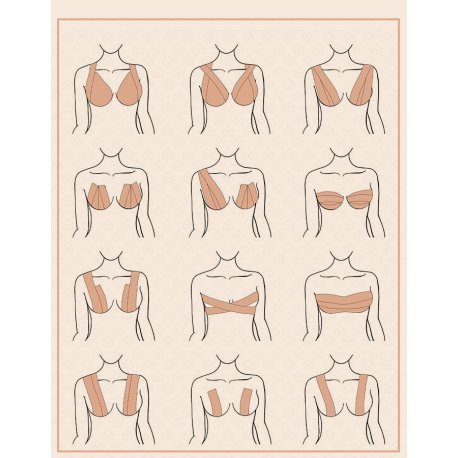 Body Rituals Breast Tape - Taśma unosząca biust + 10 osłonek - 7,5 cm x 5 m Body Rituals Breast Tape - Taśma unosząca biust + 10 osłonek - 7,5 cm x 5 m