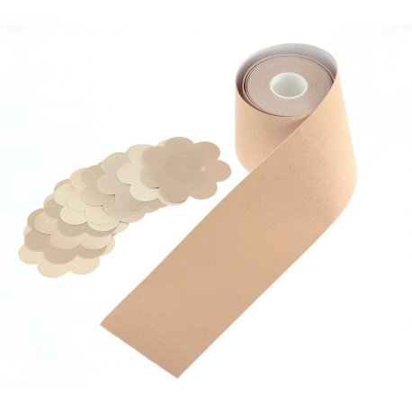 Body Rituals Breast Tape - Taśma unosząca biust + 10 osłonek - 7,5 cm x 5 m Body Rituals Breast Tape - Taśma unosząca biust + 10 osłonek - 7,5 cm x 5 m