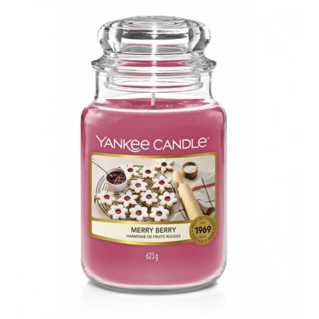Yankee Candle Merry Berry słoik duży świeca zapachowa