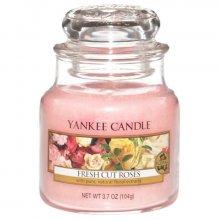 Yankee Candle Fresh Cut Roses słoik mały świeca zapachowa