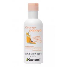 Nacomi Prebiotyczny żel pod prysznic  Pomarańca-Papaja 300 ml