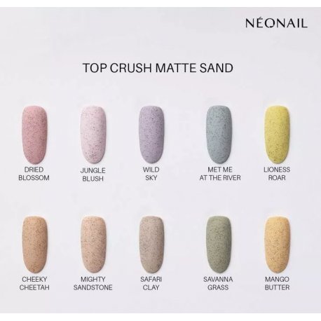 Neonail Top Crush Matte Sand 7,2 ml