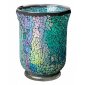 Wazon , Świecznik - Laguna Turquoise Mosaic - mozaika - Duży