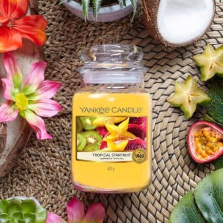 Yankee Candle Tropical Starfruit słoik duży świeca zapachowa