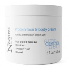 Nacomi Dermo Protein face and body cream proteinowy krem do twarzy i ciała dla skóry atopowej , suchej i podrażnionej 150 ml