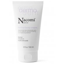 Nacomi Dermo Retinol body cream Rozjaśniająco-odmładzający krem do ciała z retinolem i witaminą C