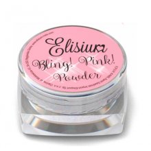Elisium Bling Pink Powder - Pyłek do paznokci 0,4 g