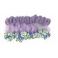 Gumki do włosów skinny scrunchie - Lawendowy 3 szt