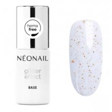 Neonail Gliterry Effect Base - White Sparkle 7,2 ml