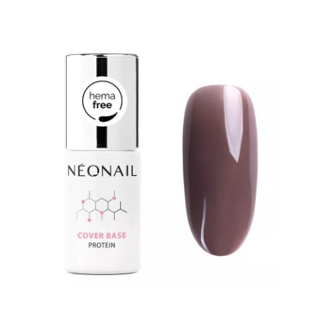 Neonail Cover Base Protein - Truffle Nude - budująca baza hybrydowa 7,2 ml