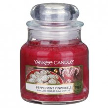 Yankee Candle Peppermint Pinwheels słoik mały świeca zapachowa 104 g