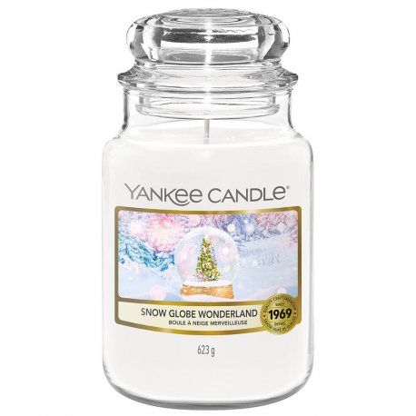 Yankee Candle Snow Globe Wonderland słoik duży świeca zapachowa 623 g