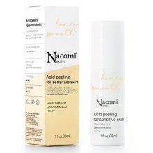 Nacomi - Next Level - Peeling kwasowy do skóry wrażliwej z kwasem laktobionowym 30ml