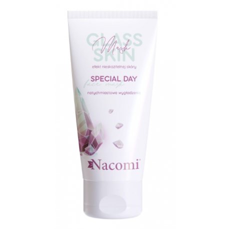 Nacomi Glass Skin Special Day Face Cream - Wygładzająco Nawilżający Krem do twarzy 50 ml