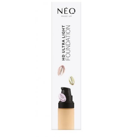 Neo Make Up HD Ultra Light Faudation - Nawilżający Podkład do twarzy 01 - 30 ml