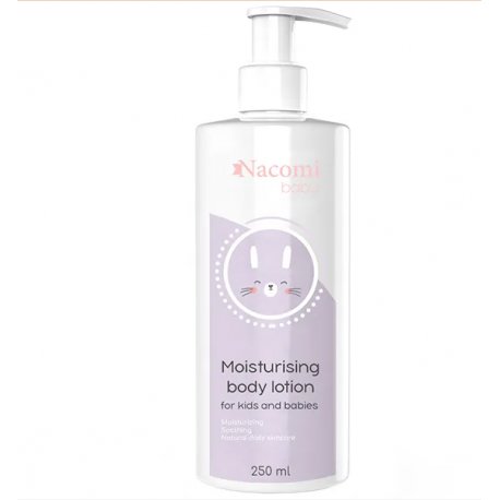 Nacomi Moisturizing body lotion - Nawilżająca emulsja do ciała dla dzieci i niemowląt 250 ml