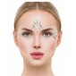 Samoprzylepne naklejki na twarz z kryształkami 3D - YT10
