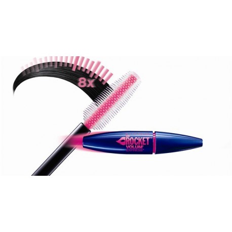 Maybelline The Rocket Volum Express maskara Blackest Black Maybelline The Rocket Volum Express maskara Blackest Black