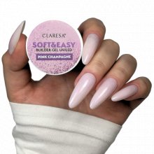 Claresa Soft  and Easy Builder Gel UV/LED - Pink Champagne 12g