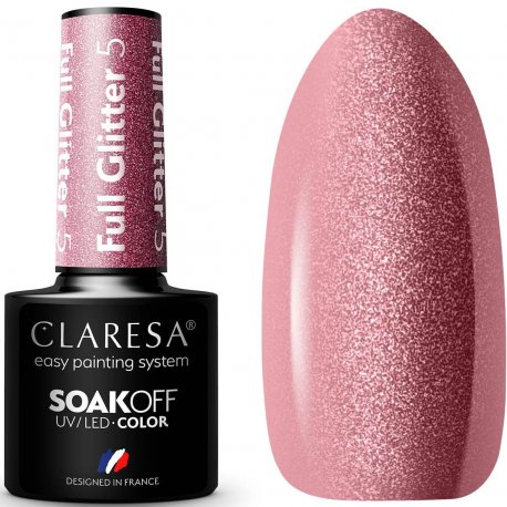 Claresa lakier hybrydowy UV/LED Full Glitter 4 - 5g