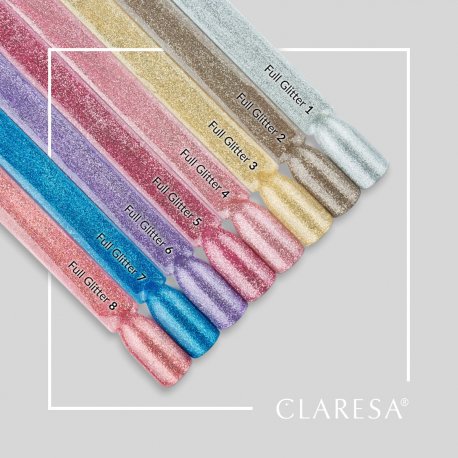 Claresa lakier hybrydowy UV/LED Full Glitter 4 - 5g