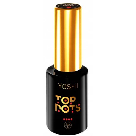 Yoshi Top Dots - top z białymi drobinami - No4 10ml