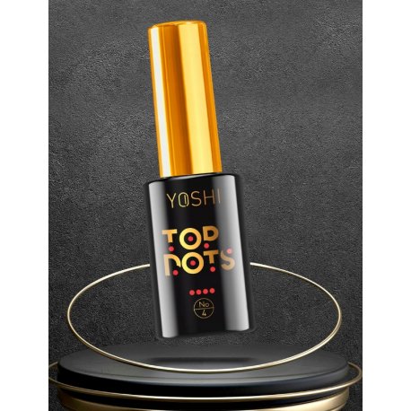 Yoshi Top Dots - top z białymi drobinami - No4 10ml