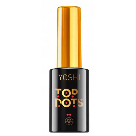 Yoshi Top Dots  - top z białymi drobinami - No2 - 10ml