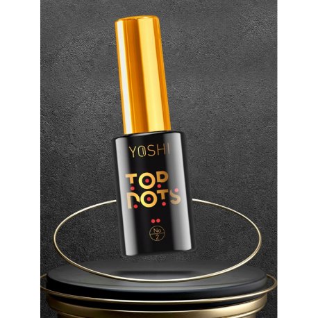 Yoshi Top Dots  - top z białymi drobinami - No2 - 10ml