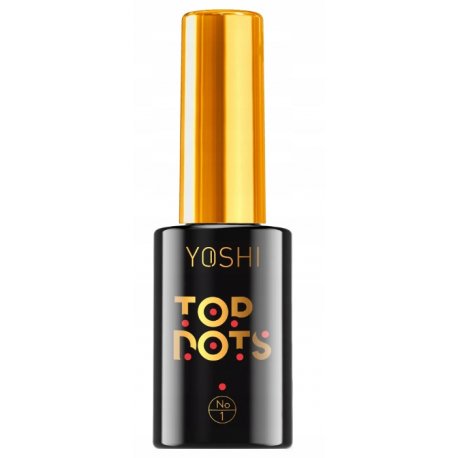 Yoshi Top Dots - top z czarnymi drobinami - No1 10ml