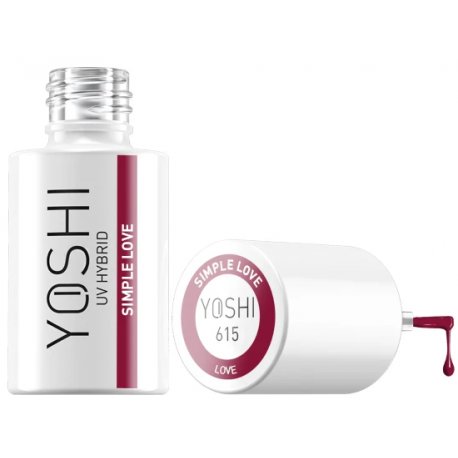 Yoshi Lakier hybrydowy UV - Sensual Love -614 -6ml