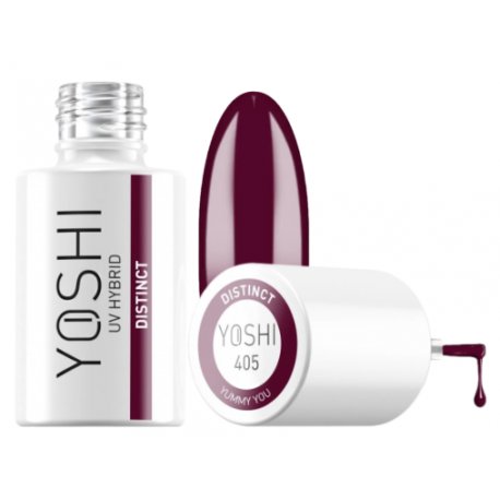 Yoshi Lakier hybrydowy UV - Sensual  -404 -6ml