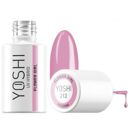 Yoshi Lakier hybrydowy UV - Pink Groom - 212 -6ml