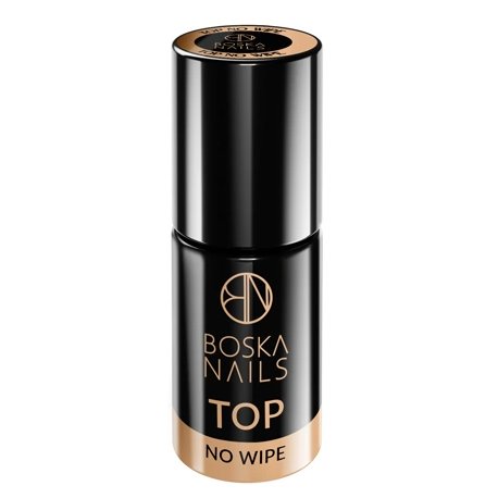 Boska Nails Top Matt No Wipe - Matowy Top Hybrydowy bez przemywania- 6 ml