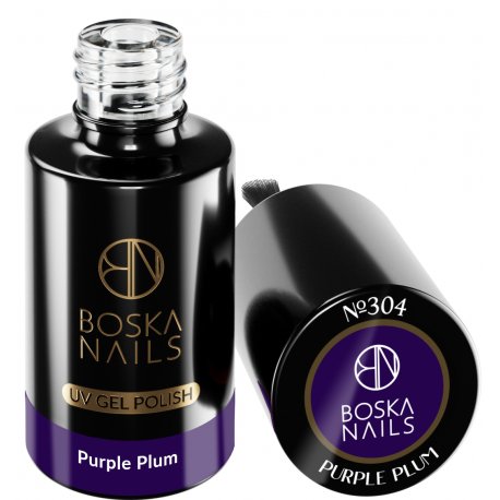 Boska Nails Lakier hybrydowy 302 Black Hell 6 ml