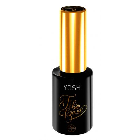 Yoshi Fiber Base - Baza Hybrydowa z włóknem szklanym do łamliwych i cienkich paznokci - 10ml