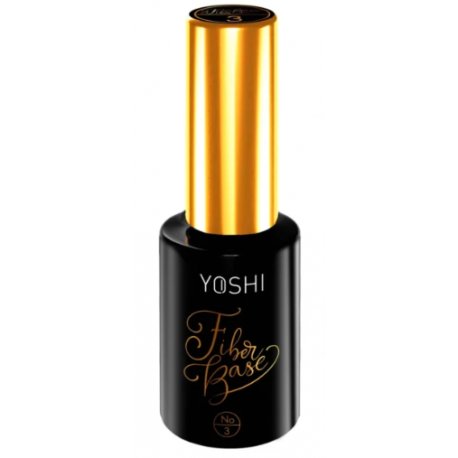 Yoshi Fiber Base - Baza Hybrydowa z włóknem szklanym do łamliwych i cienkich paznokci No2- 10ml