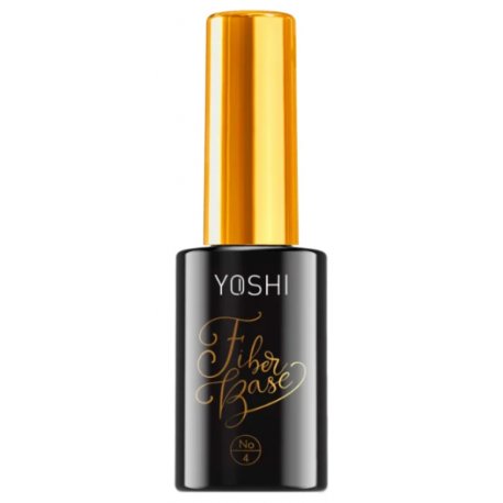 Yoshi Fiber Base - Baza Hybrydowa z włóknem szklanym do łamliwych i cienkich paznokci No3- 10ml