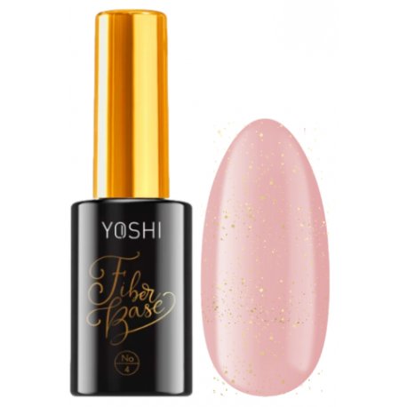 Yoshi Fiber Base - Baza Hybrydowa z włóknem szklanym do łamliwych i cienkich paznokci No3- 10ml